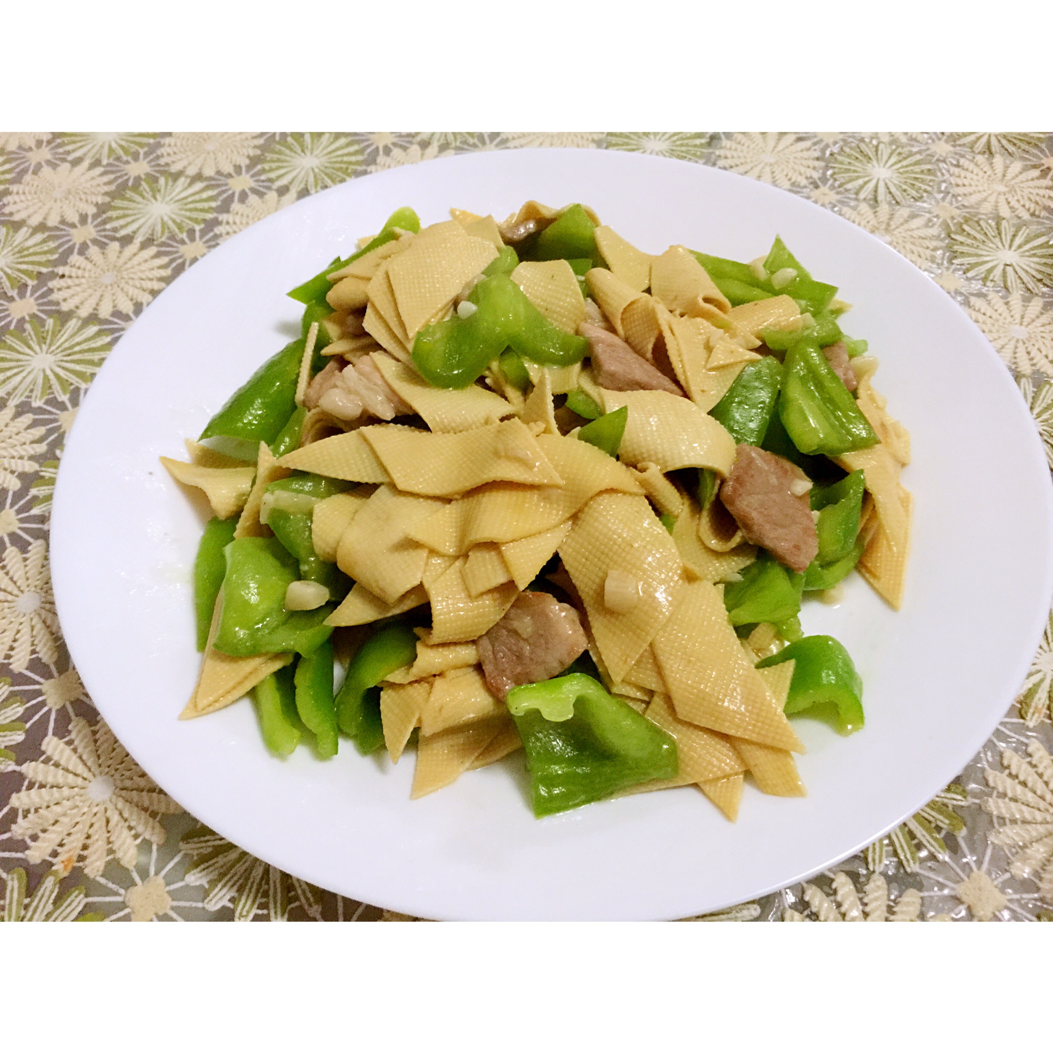 东北尖椒干豆腐