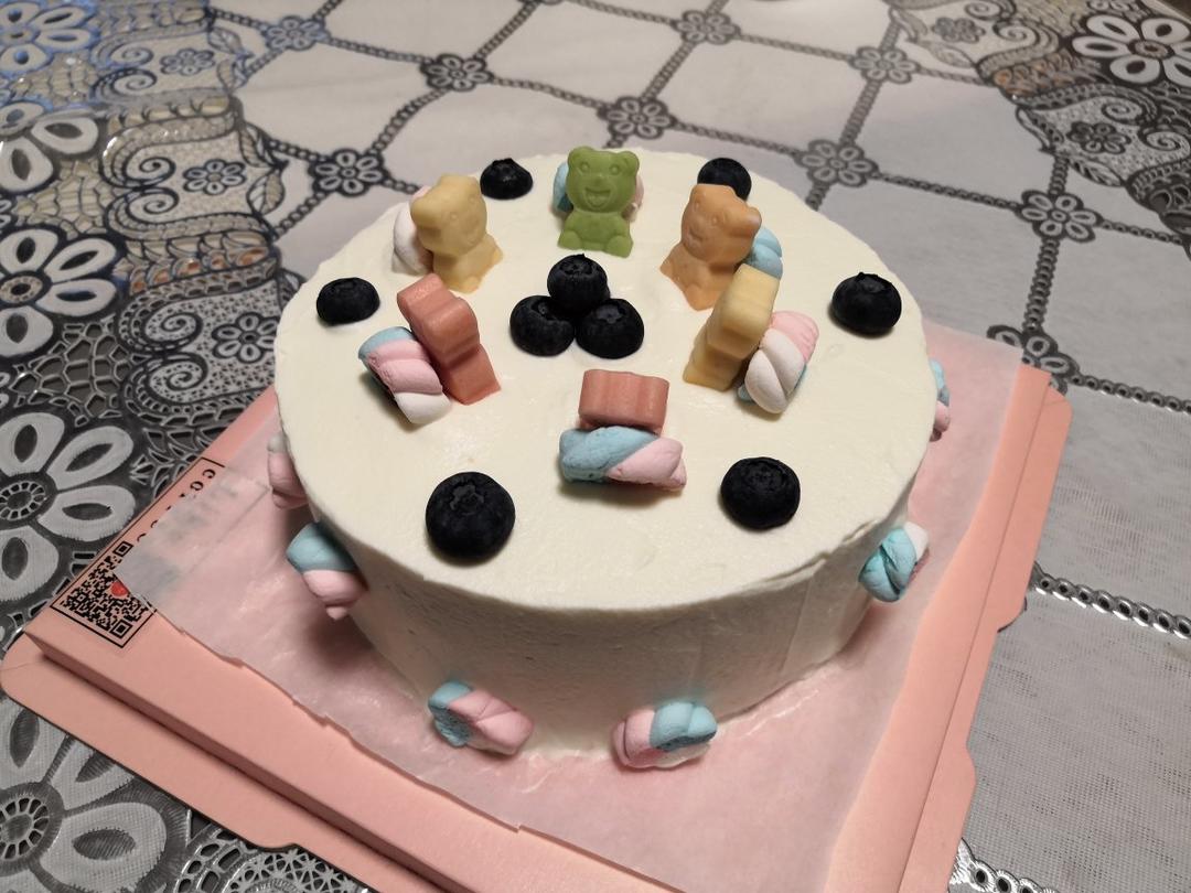 超级简单的味多美同款生日蛋糕（6寸），新手也能高度还原