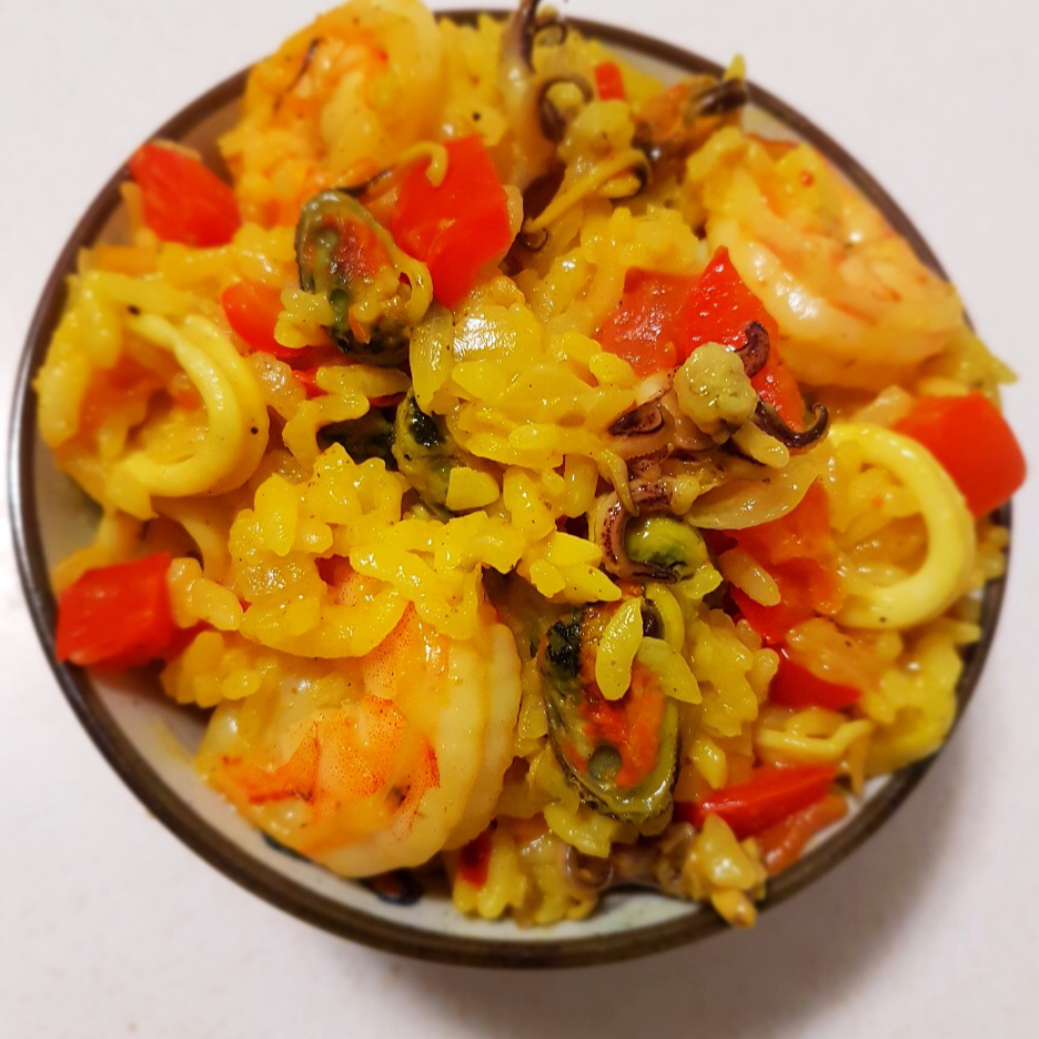 【曼食慢语】Seafood Paella 西班牙海鲜饭
