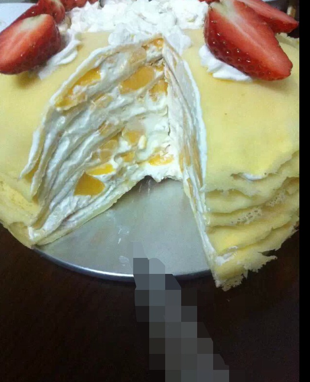 榴莲千层蛋糕