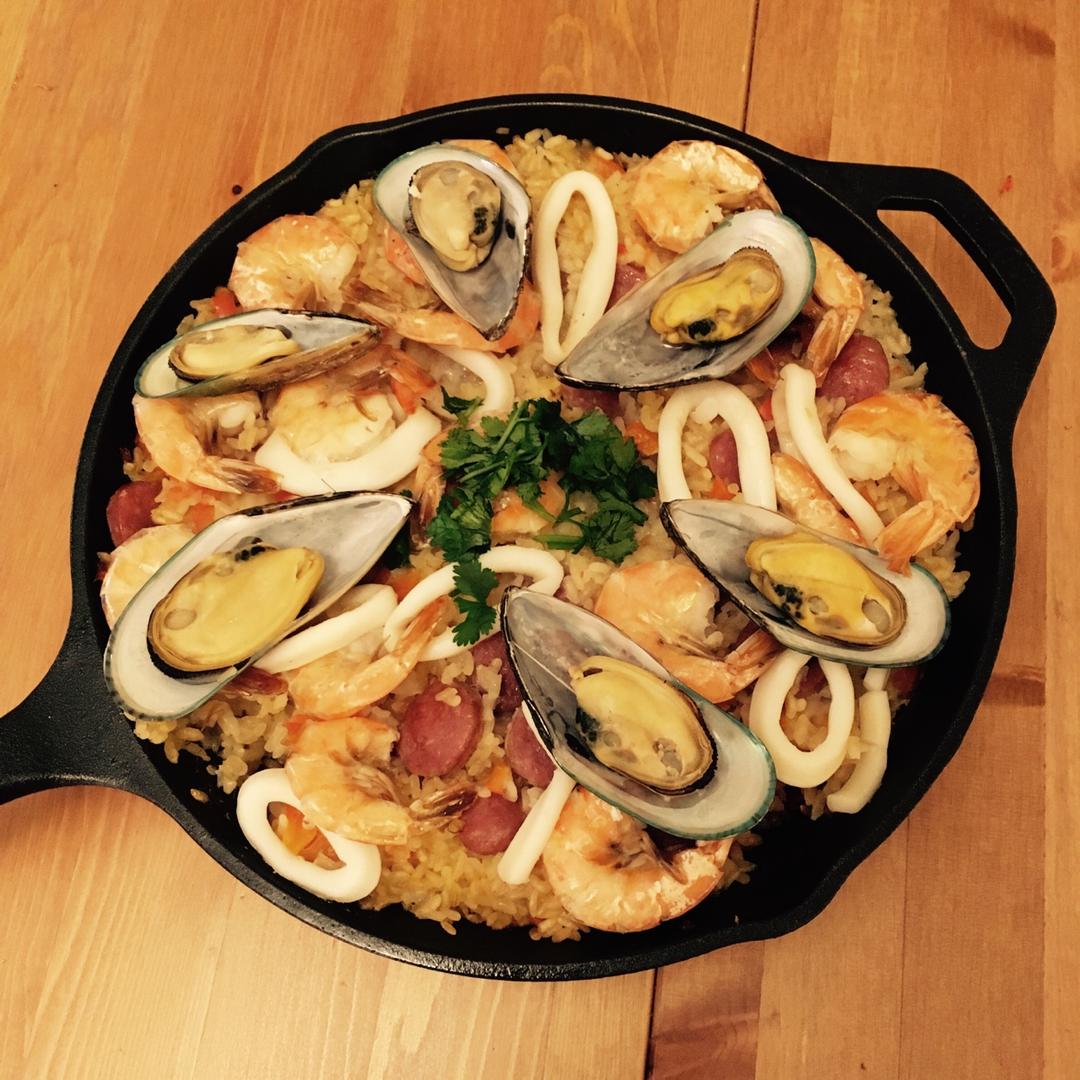 【曼食慢语】Seafood Paella 西班牙海鲜饭