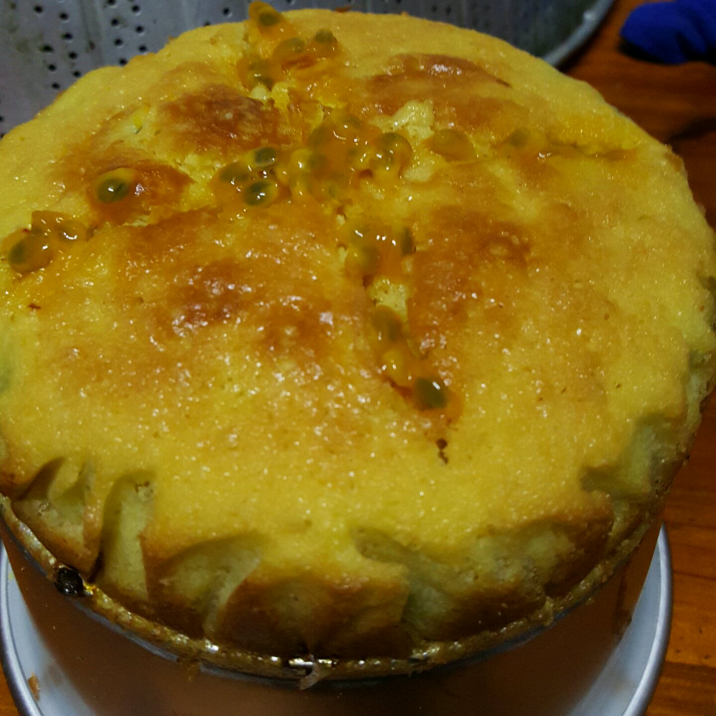 轻盈百香果磅蛋糕