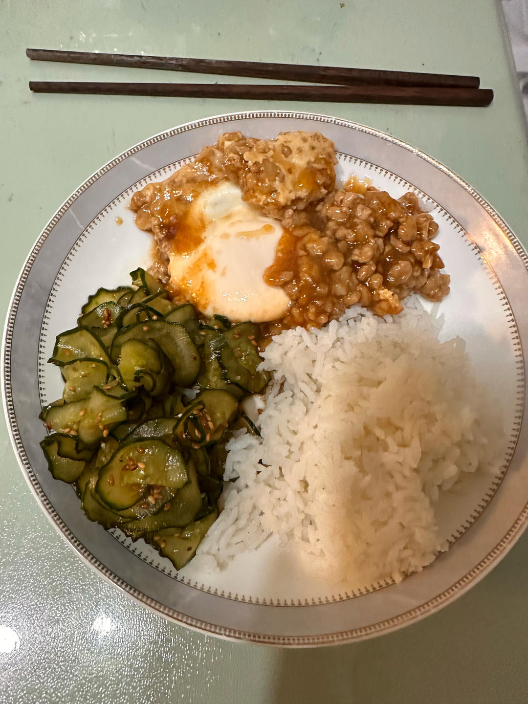 肉沫煎蛋盖饭(超下饭)