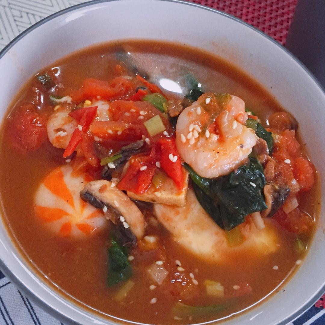 番茄冻豆腐蔬菜汤丨健康·三餐<好好吃饭5>