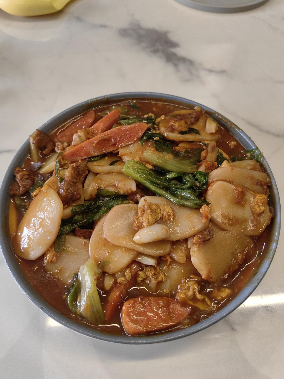 江西汤煮年糕，儿时的味道，Q弹软糯