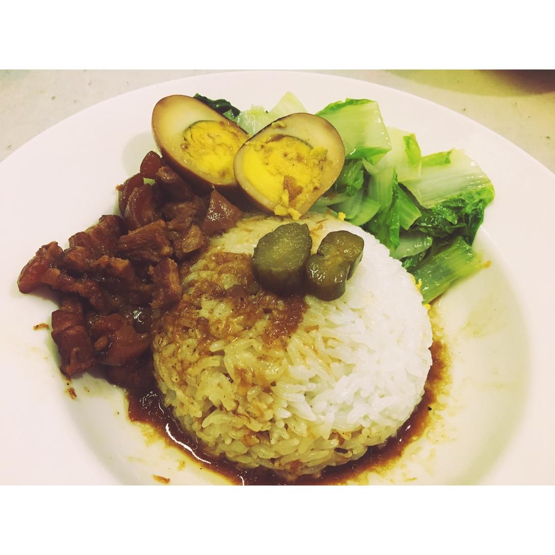 一碗高颜值有内涵的台湾卤肉饭