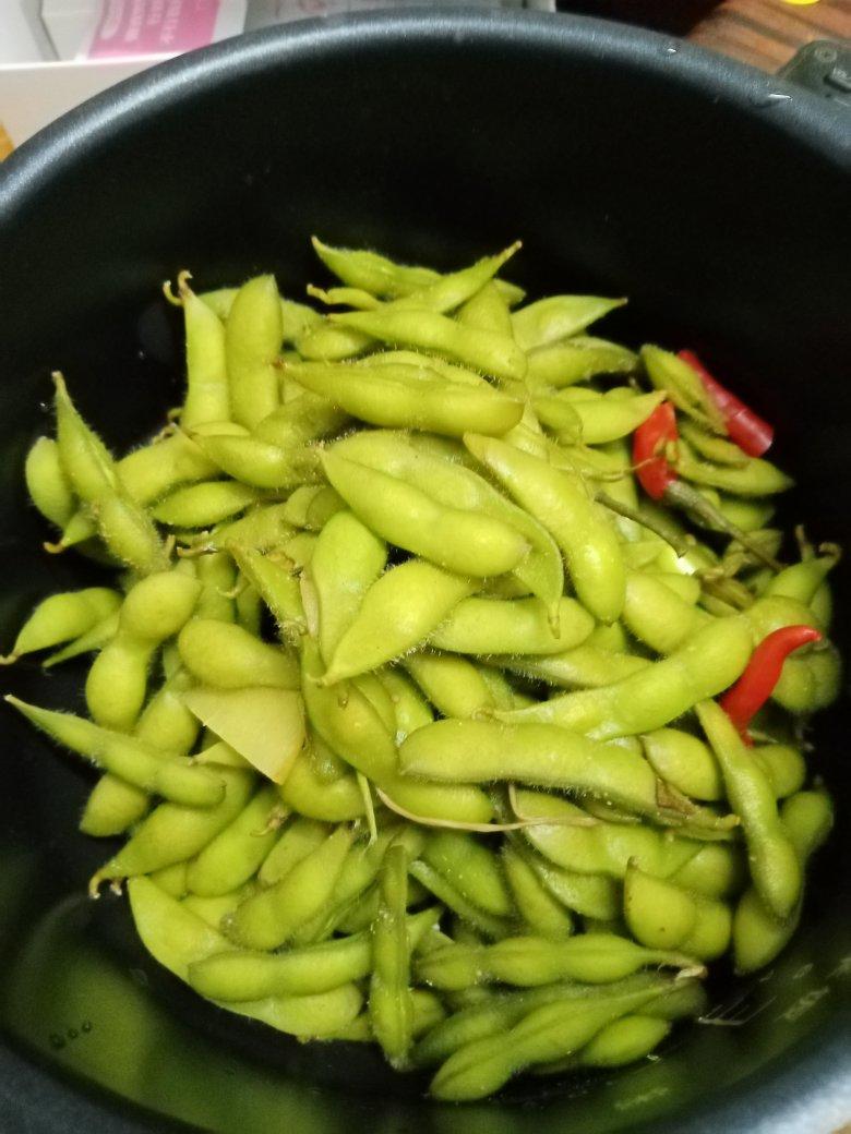 豪华版水煮毛豆