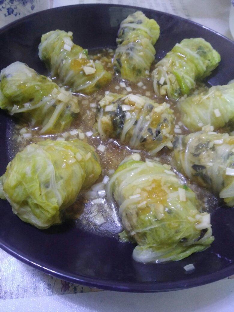 肉酿白菜卷