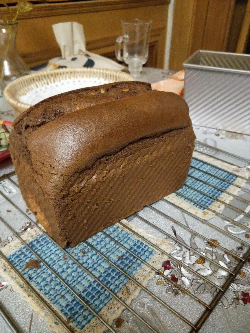 柔软的黑钻吐司🍞可可蛋糕夹牛奶吐司 一箭双雕的美味