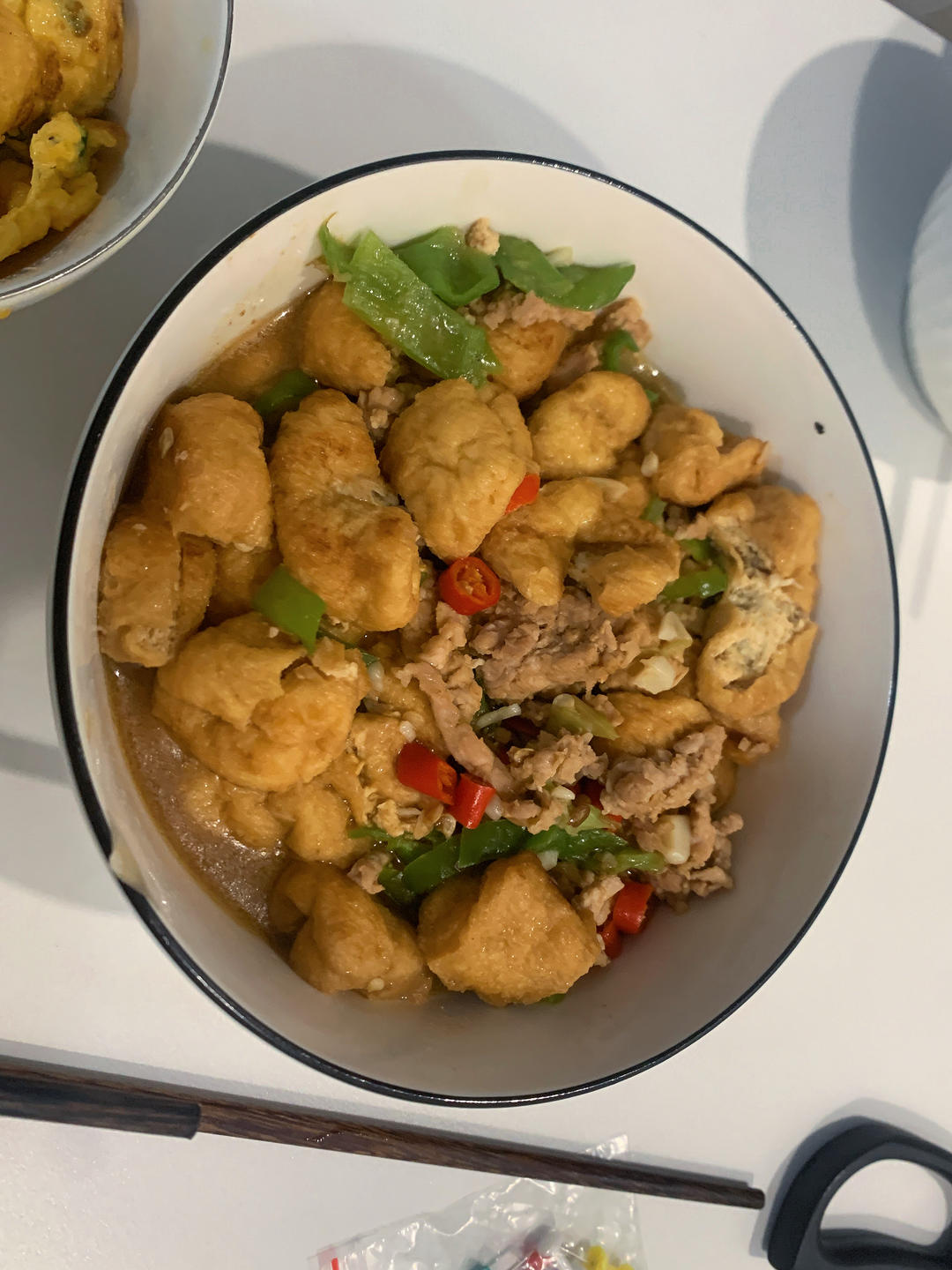 吃一大盒031｜家常油豆腐炒肉