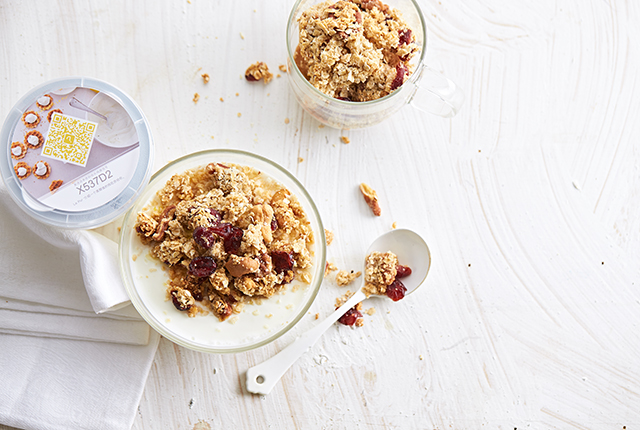 玉桂苹果烤燕麦