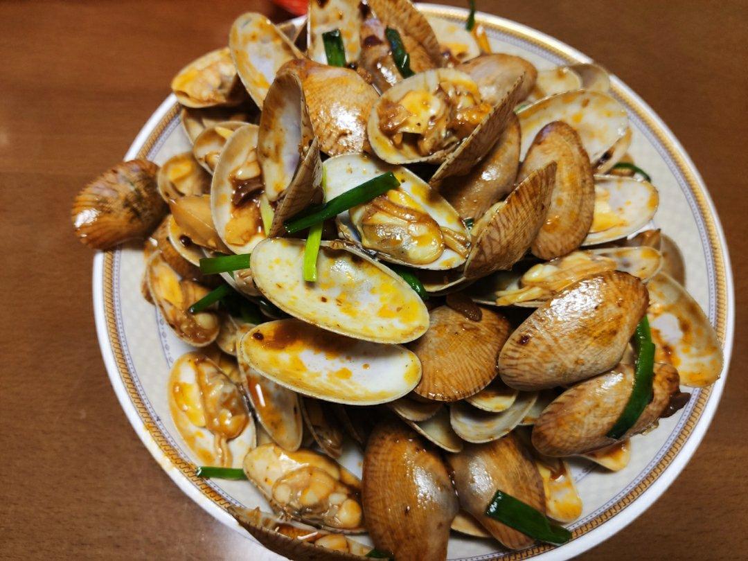 爆炒花甲