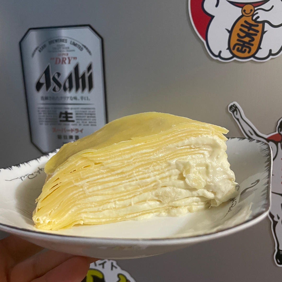 榴莲千层（超软糯蛋皮配方٩( ᐛ )و