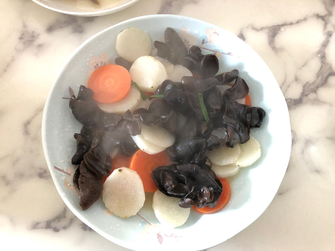 山药炒木耳