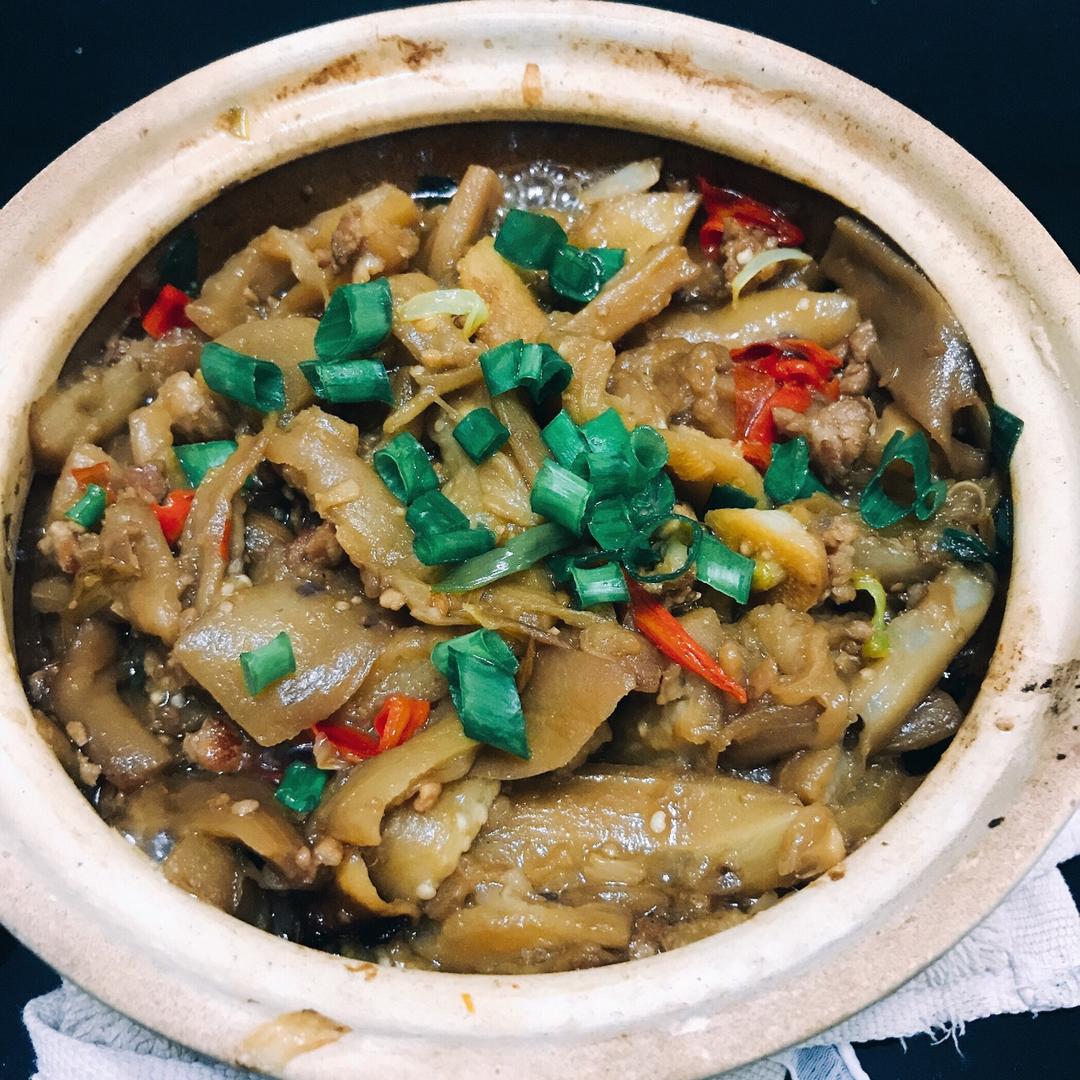 肉末茄子煲