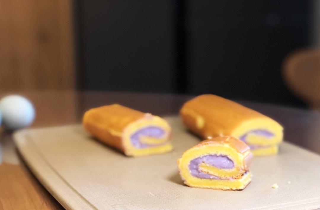 台湾芋泥蛋糕卷