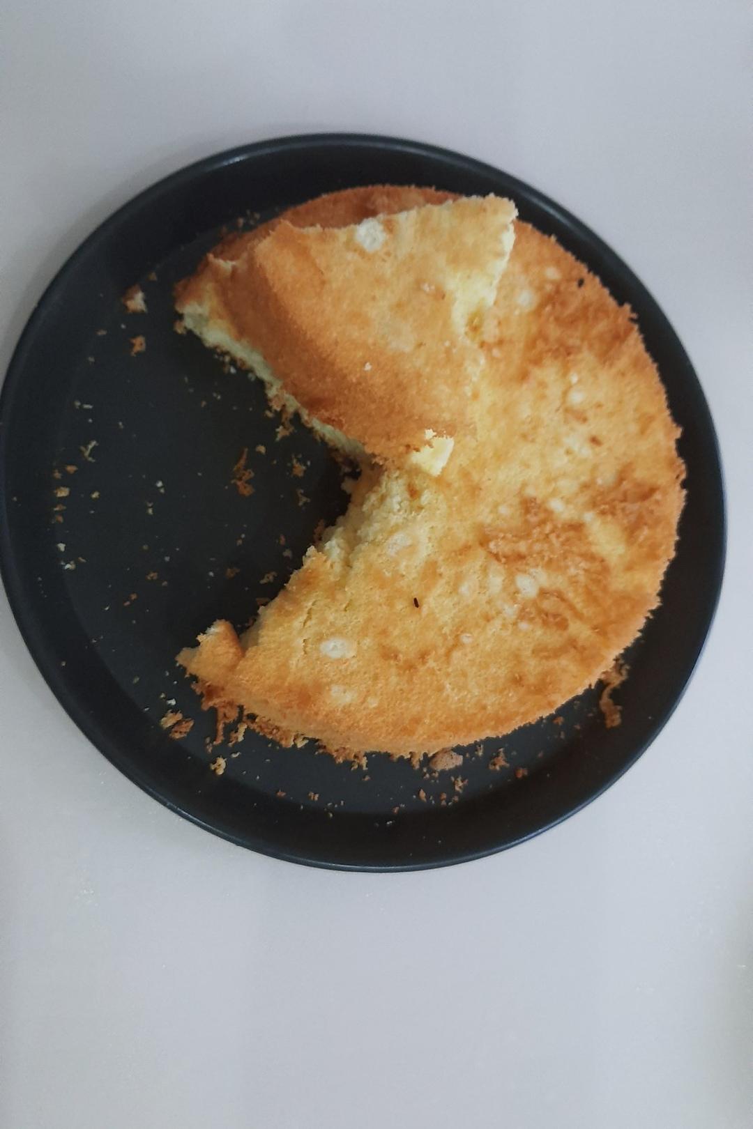 烫面蛋糕，少油少糖柔软细腻八寸美味蛋糕🍰