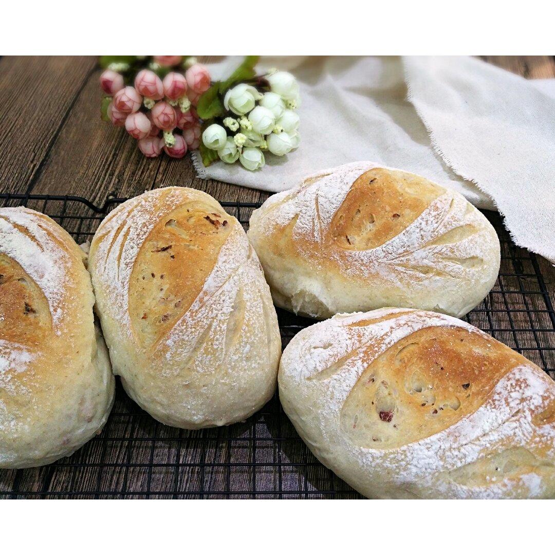 香喷喷的全麦培根面包