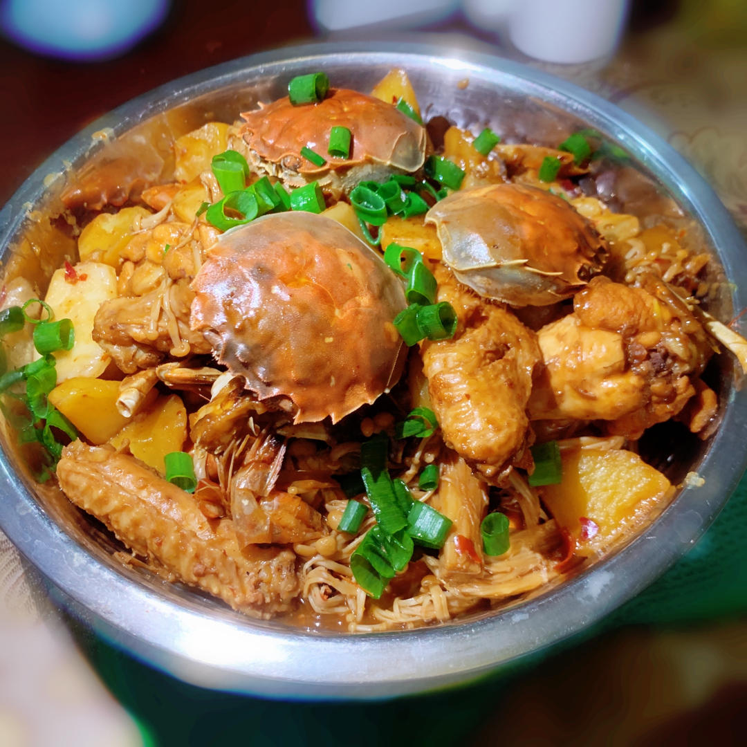 胖哥俩肉蟹煲