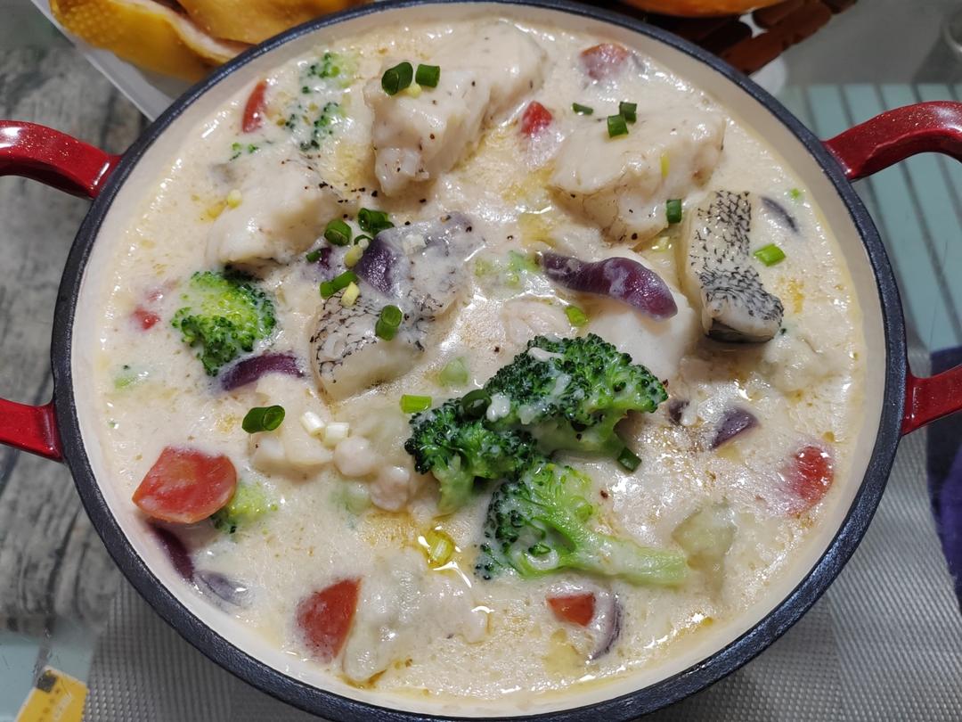 挪威北极鳕鱼奶香炖菜｜浓郁温暖 幸福感十足