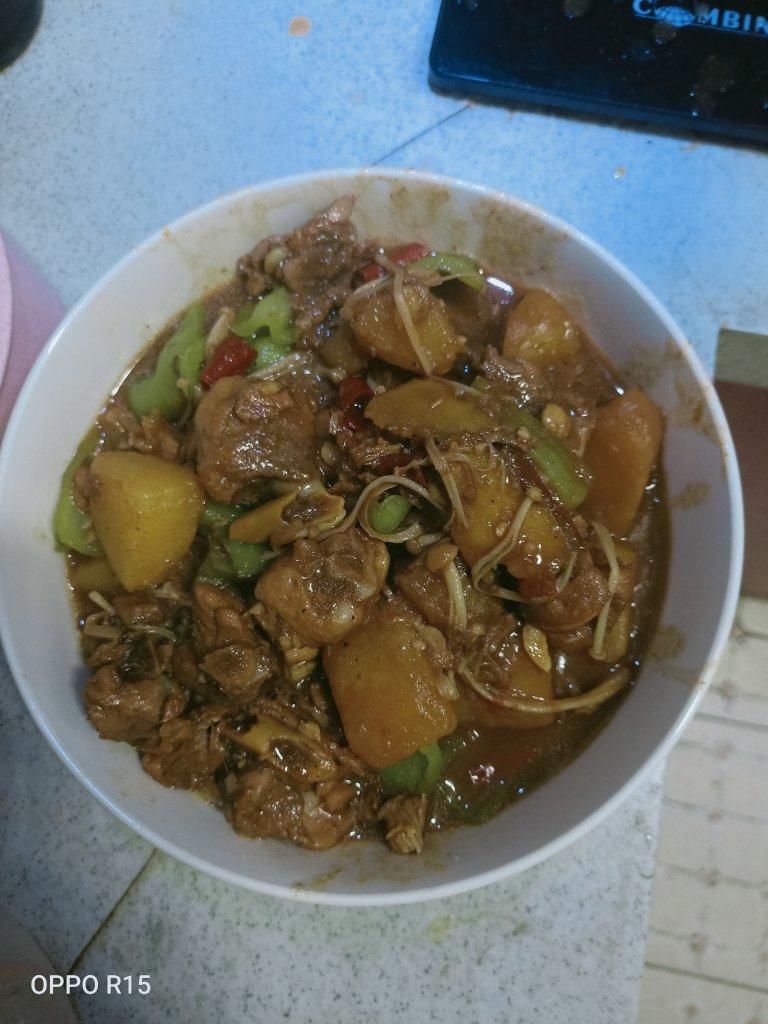 外卖第一名，简单在家做|黄焖鸡米饭