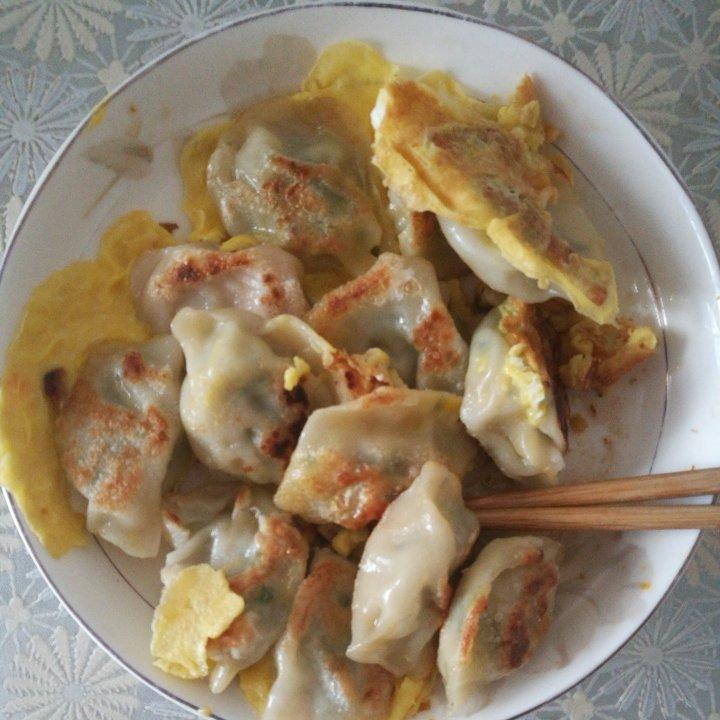 鸡蛋烤饺