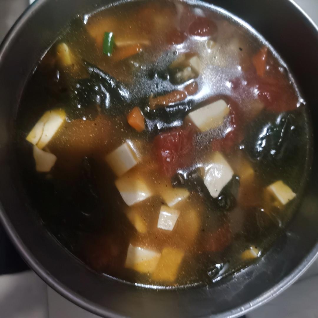 酸辣豆腐汤