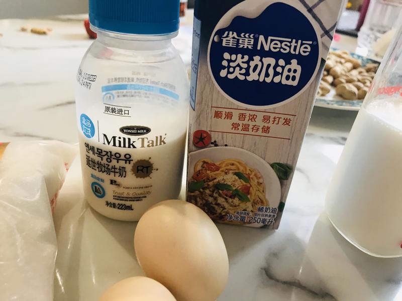 纯奶手撕吐司的做法 步骤1