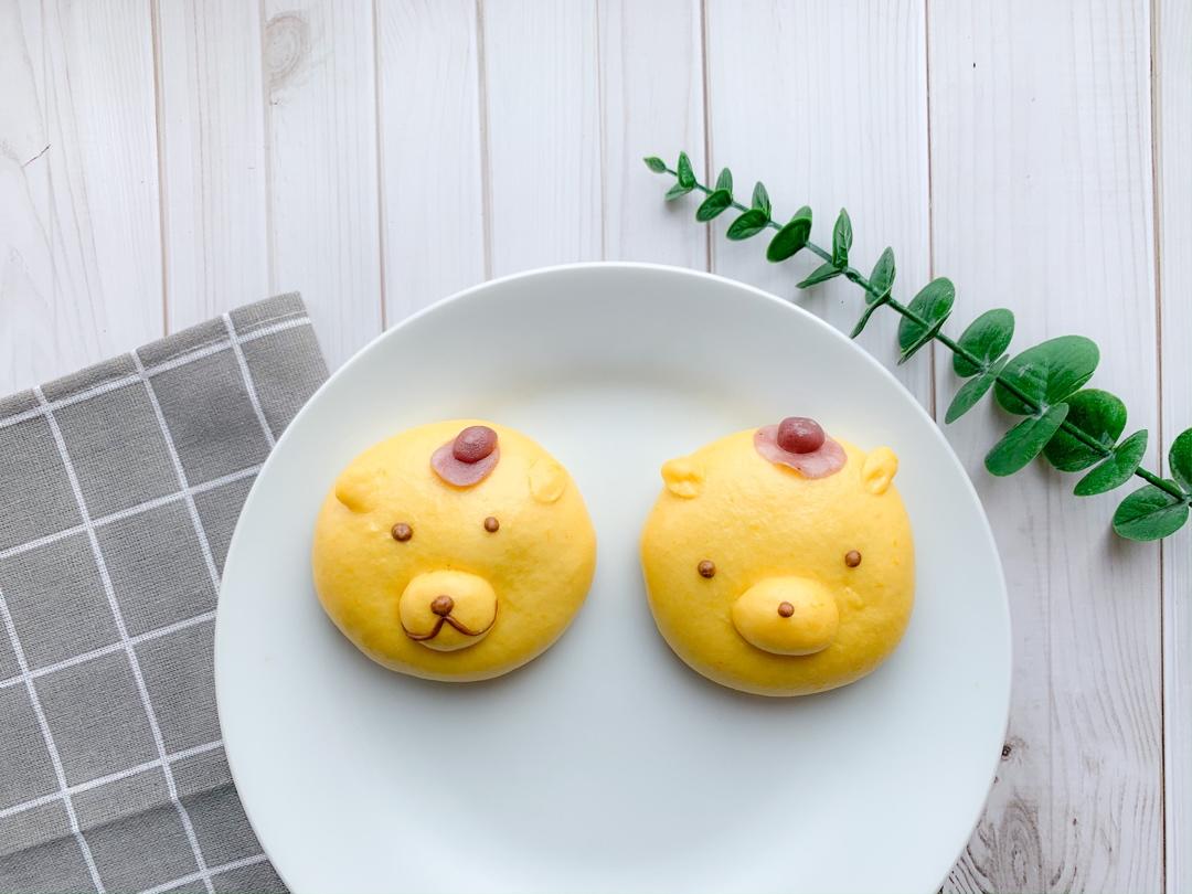 一次发酵卡通馒头包子