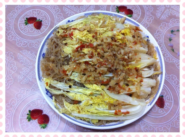 蒜蓉粉丝娃娃菜