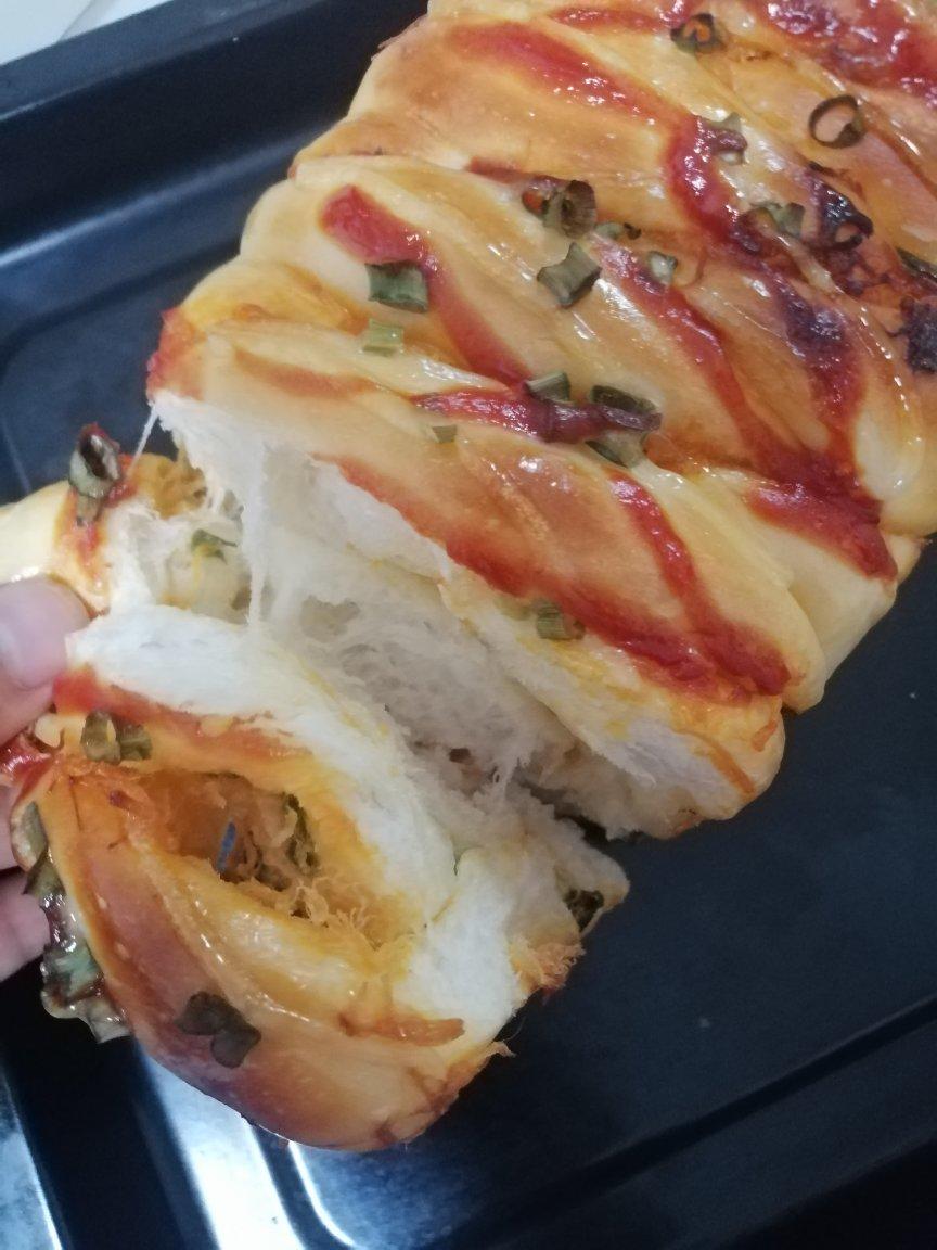 肉松香葱吐司（四种整形手法）