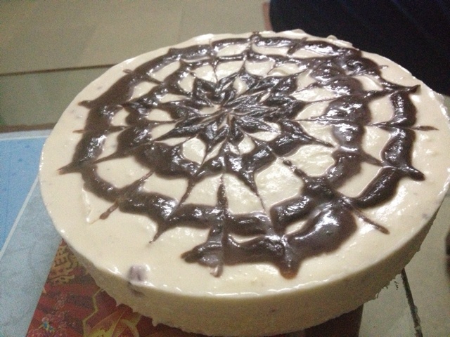 奶油冻芝士蛋糕（免烤，1:1配方）