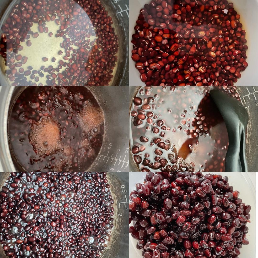 高颜值、营养丰富和超级好吃的蜜红豆碱粽（附详细步骤和蜜红豆食谱）的做法 步骤2