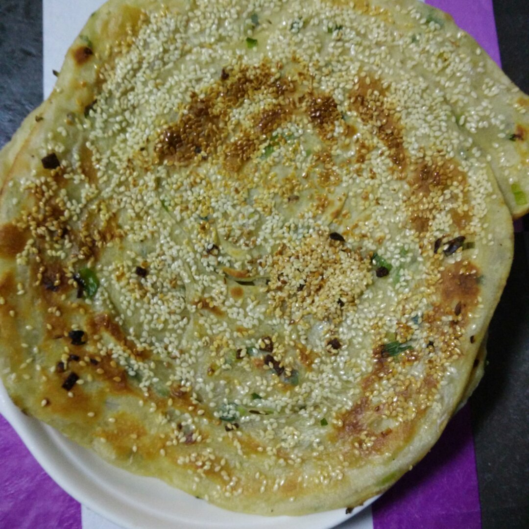 自制葱油饼