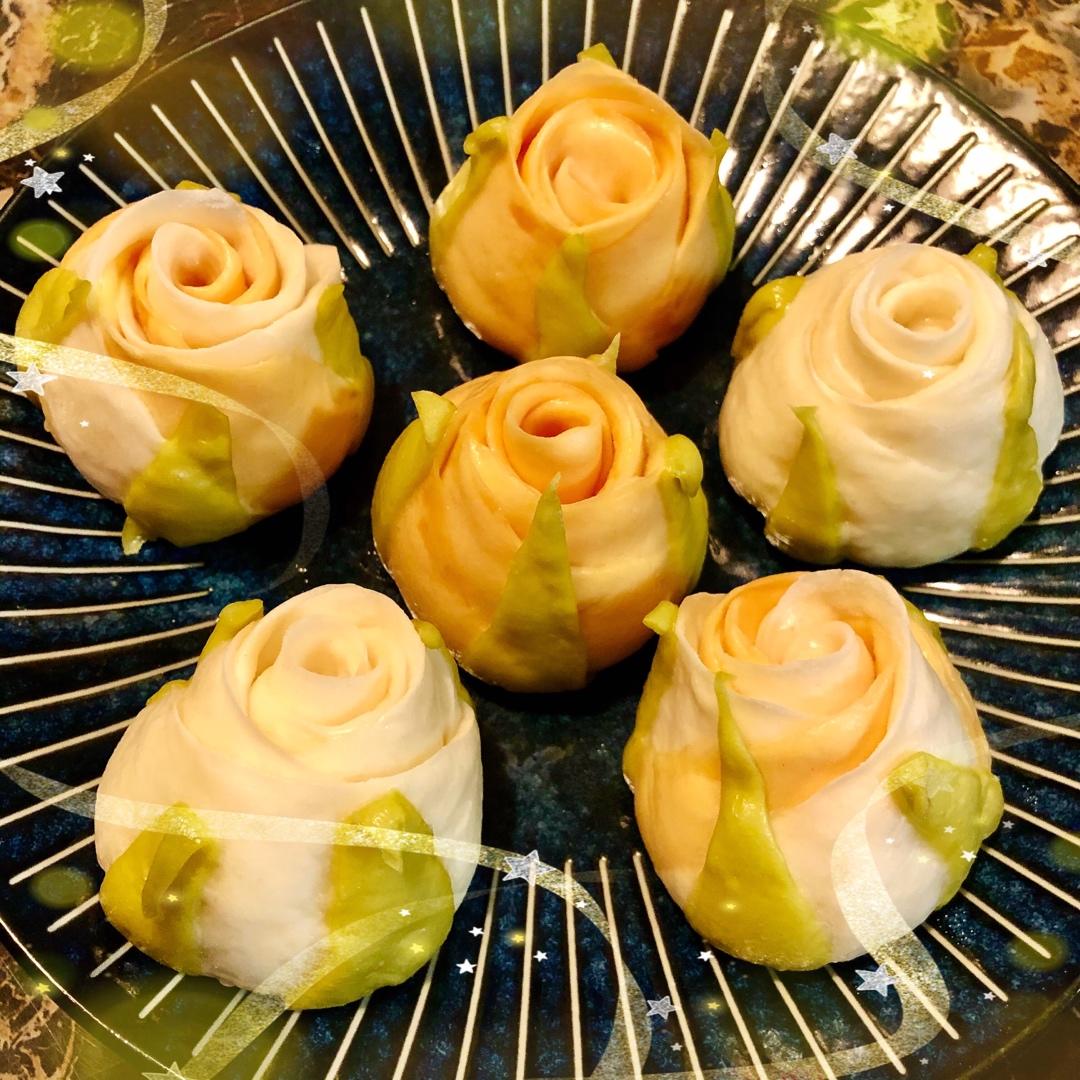 玫瑰花馒头