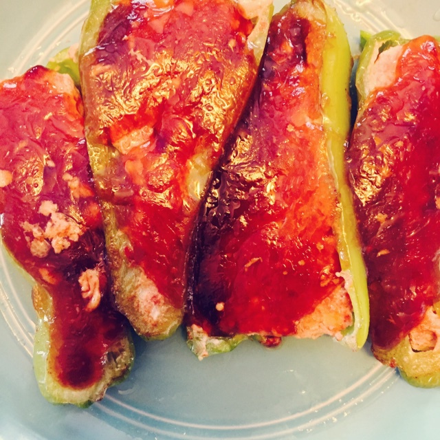 肉酿虎皮尖椒