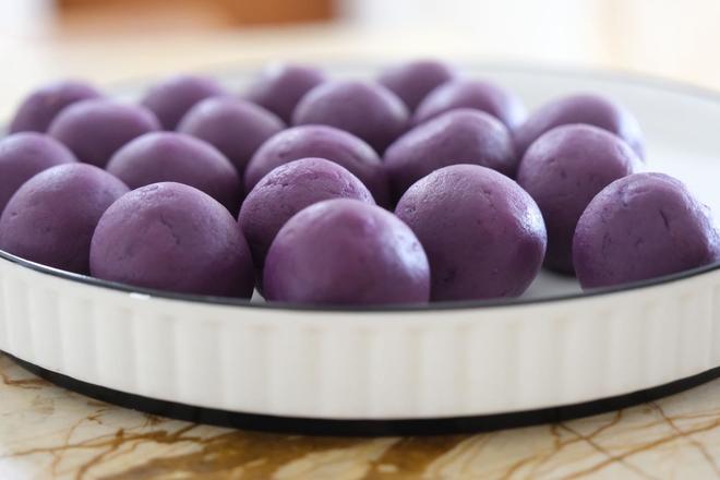 小美紫薯馅的做法