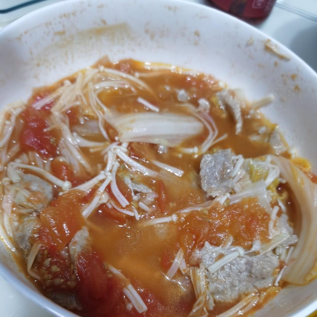 火爆餐厅的番茄滑肉汤，鲜香美味又下饭