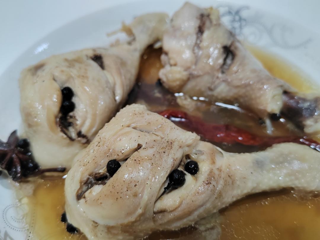 无油版巨嫩无比的椒盐蒸鸡腿🍗
