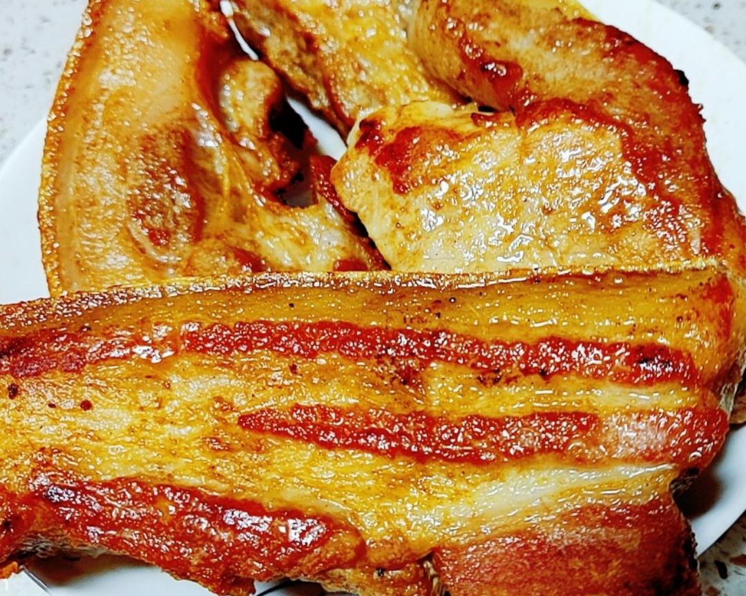 舌尖上的【花椒盐】脆皮腌咸肉