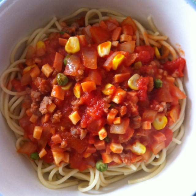 蒜香番茄意面