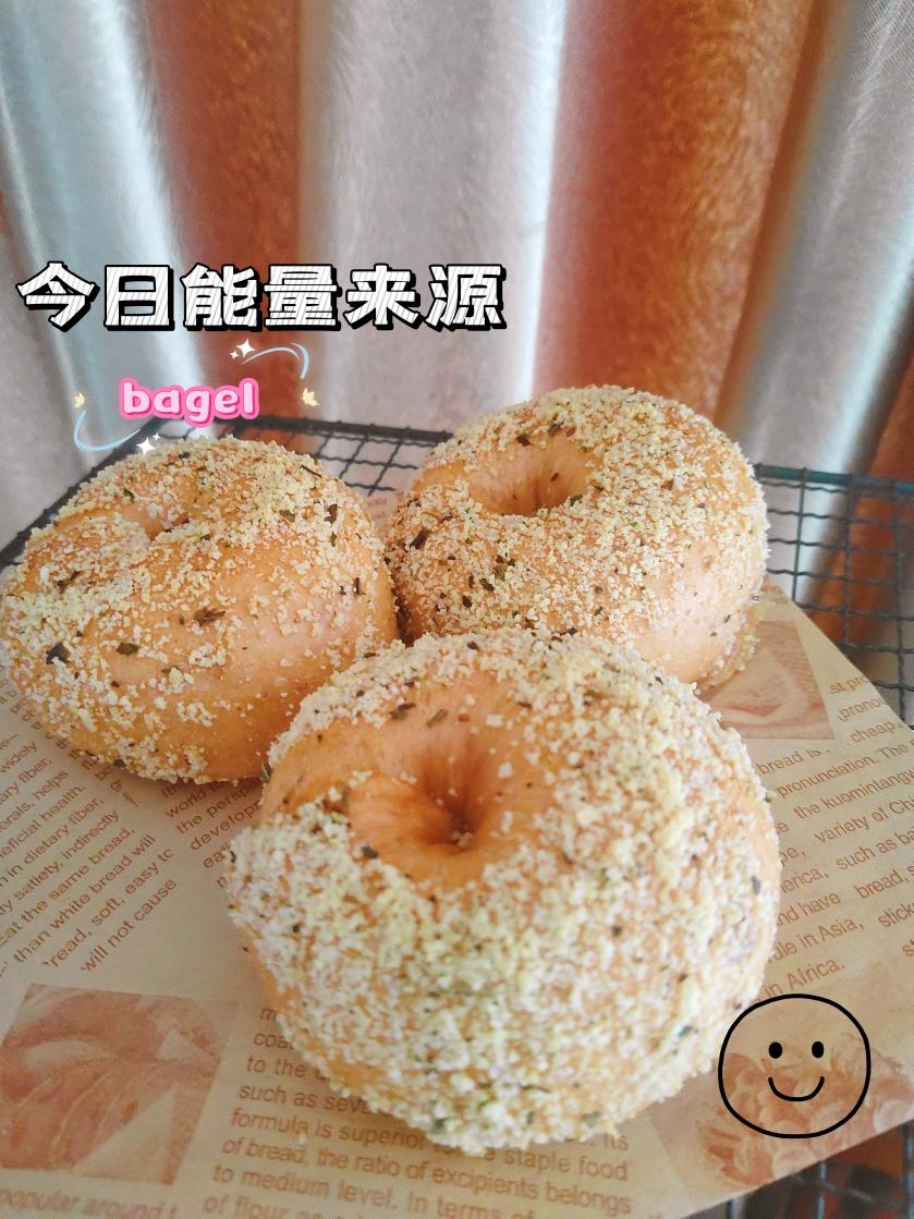 番茄肉松贝果