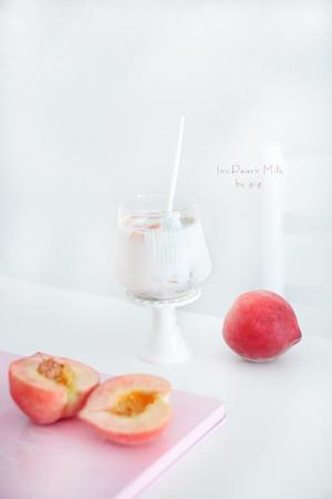 网红蜜桃🍑牛奶的做法 步骤8