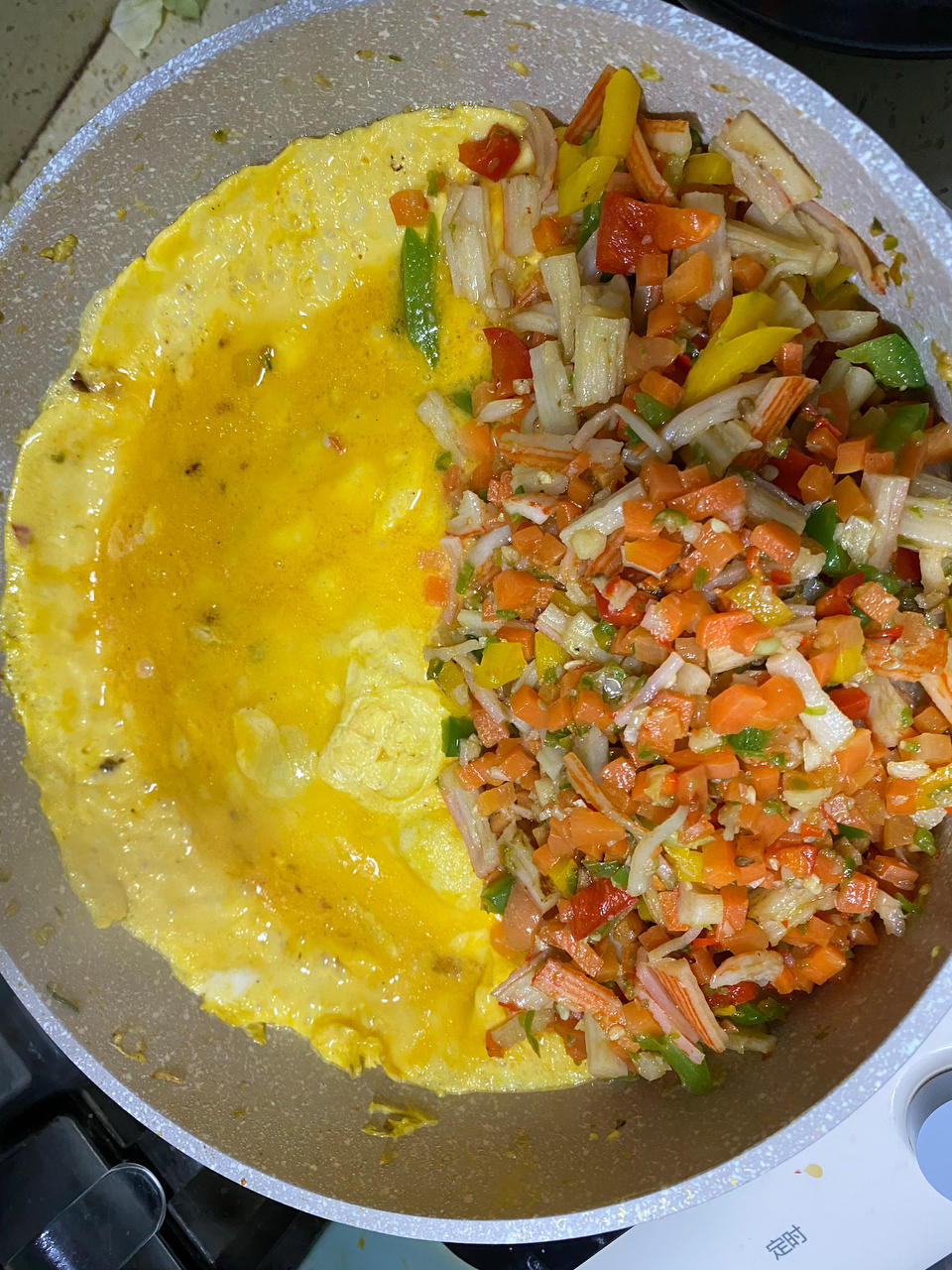 无需烤箱.一口锅轻松做出.爆酱芝士鸡蛋饼🌮