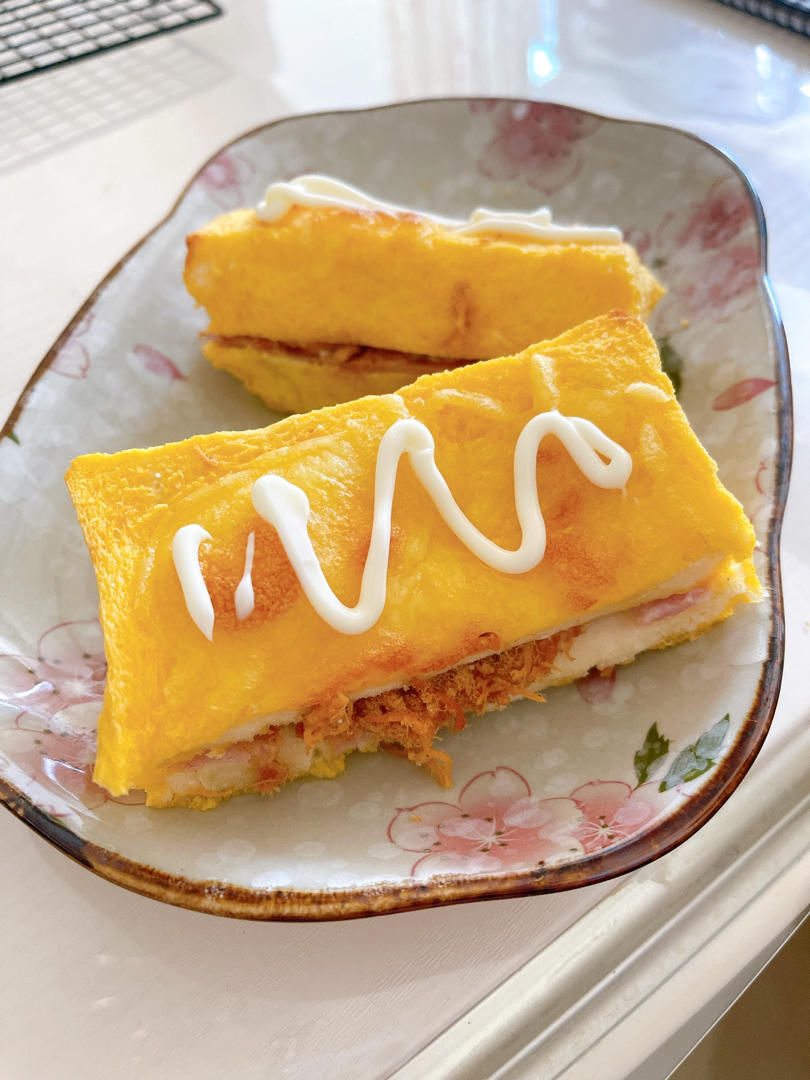 超好吃的黄金乳酪三明治🥪『快手早餐』