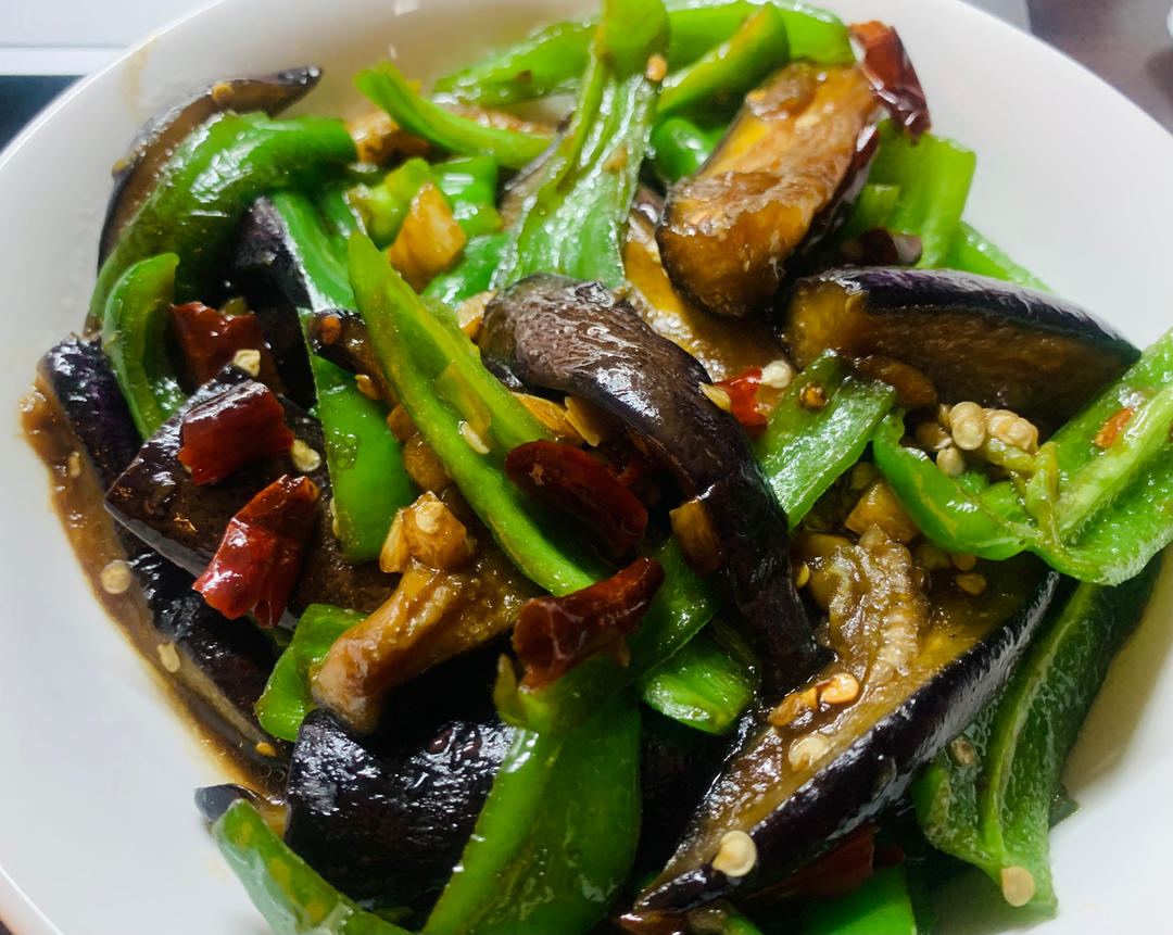 茄子🍆炒青椒