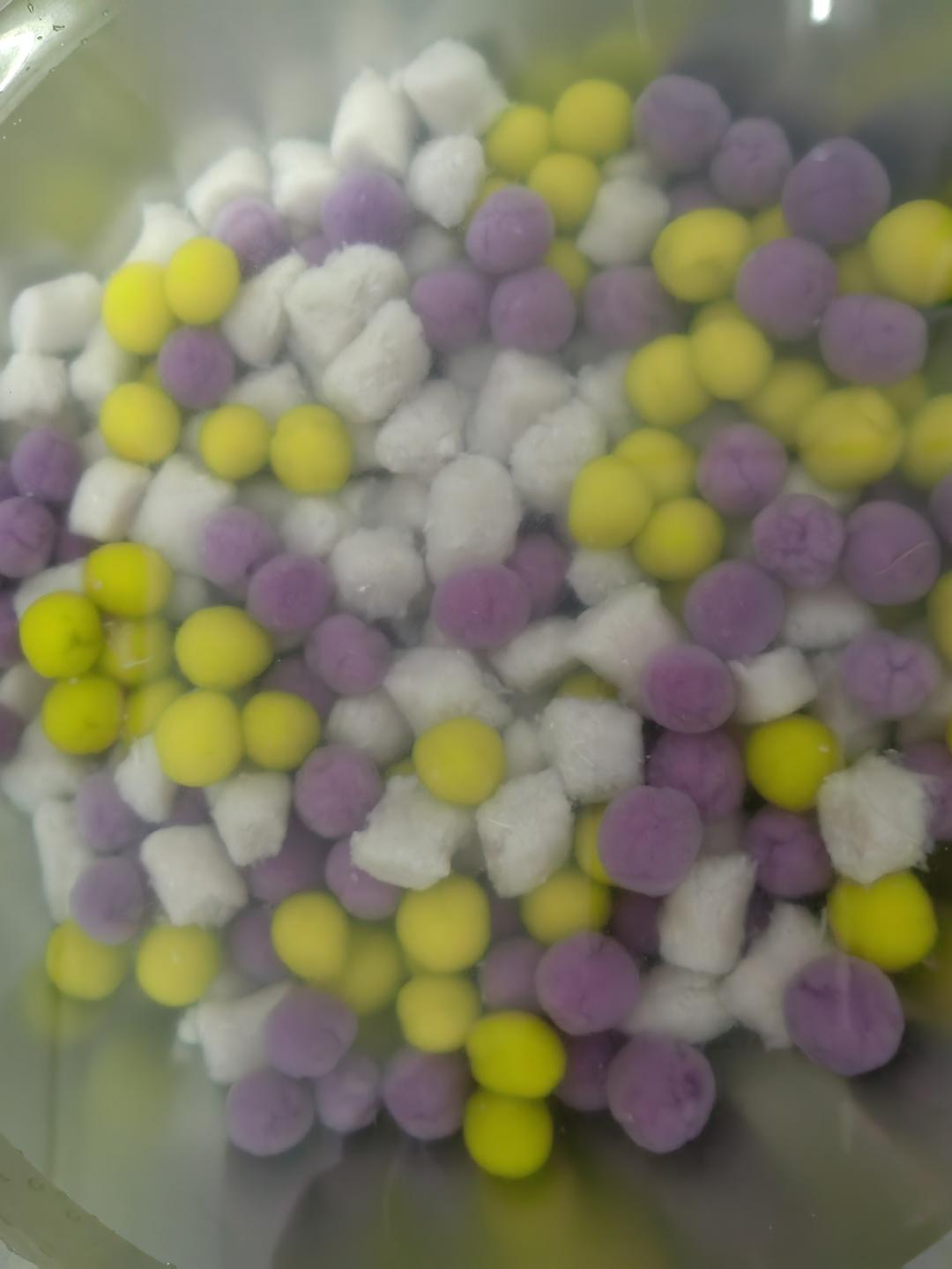 自制三色芋圆1⃣️（附上窍门详细比例）