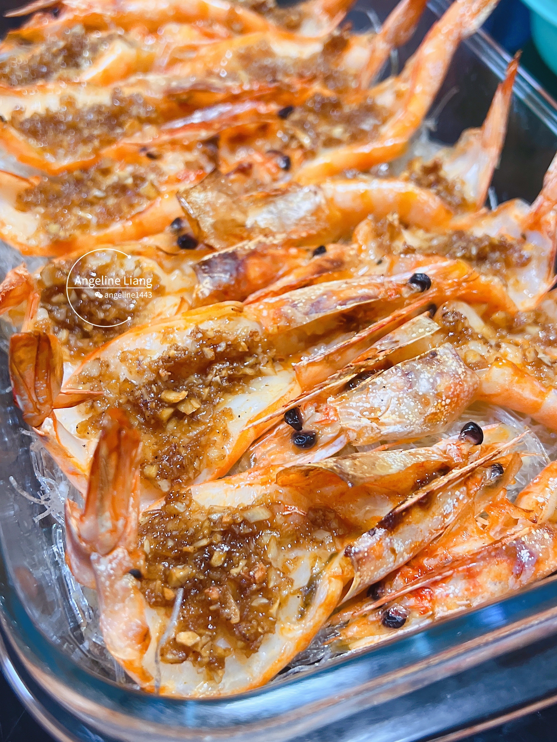 开片蒜蓉虾-烤着吃的做法