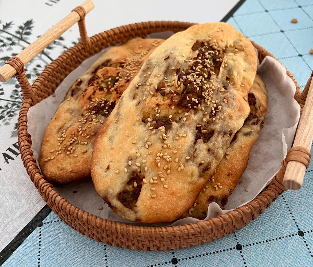 烤箱版鲜肉锅盔