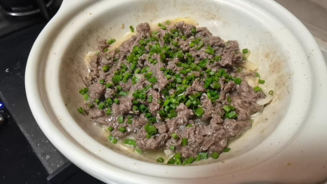 白萝卜丝焗牛肉